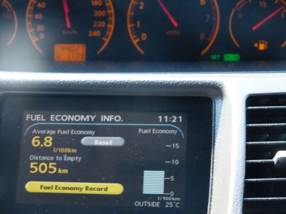 Происходит обнуление параметров самоадаптации Nissan Primera