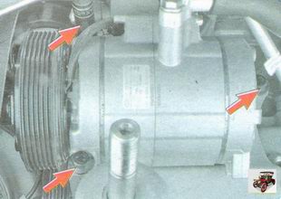 Болты крепления компрессора кондиционера Лада Гранта