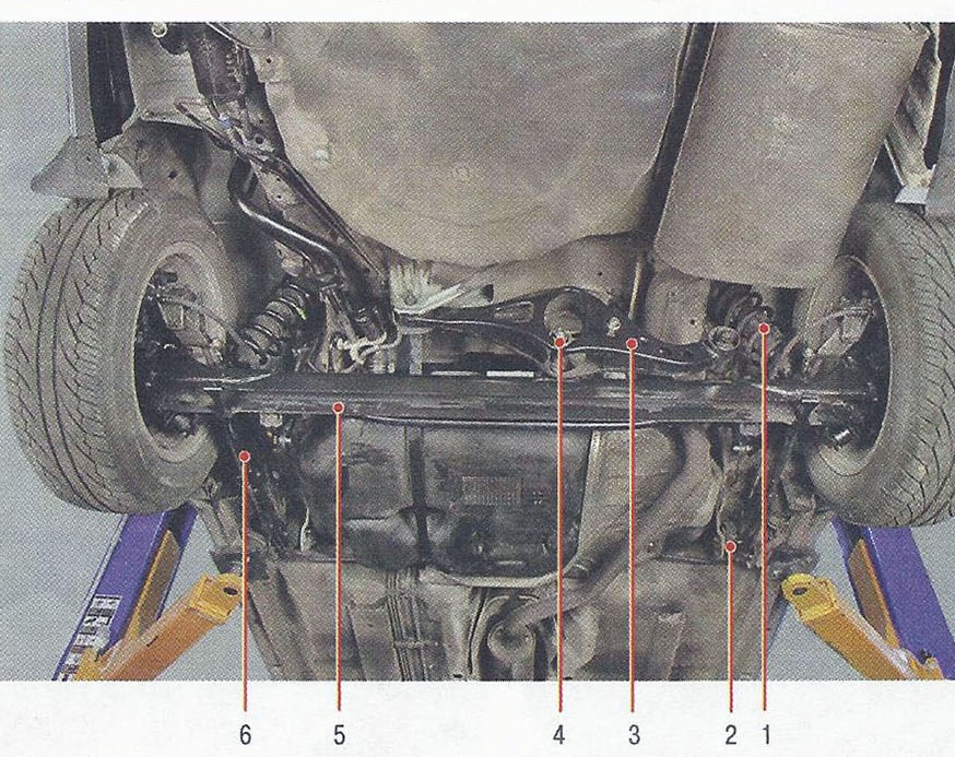Детали задней подвески Nissan Primera