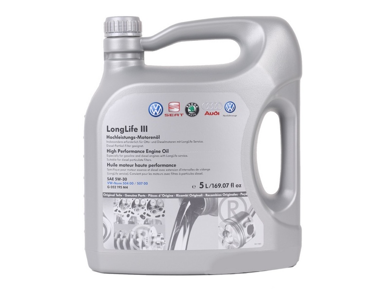Масло VAG Longlife III 5W-30 Skoda Rapid