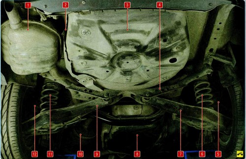 Основные элементы автомобиля Шкода Октавия
