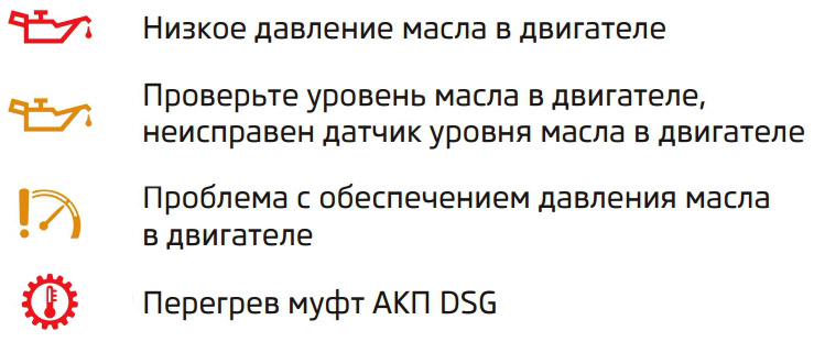 Дополнительные предупреждающие сигнальные лампы повышенного внимания Skoda Rapid