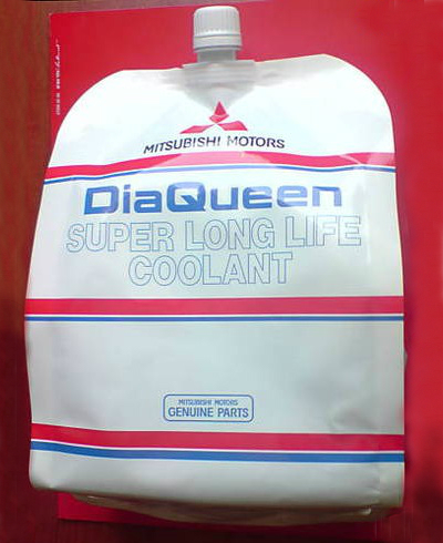 Охлаждающая жидкость DIAQUEEN SUPER LONG LIFE COOLANT для двигателей 4G63 и 4G69 Mitsubishi Outlander I