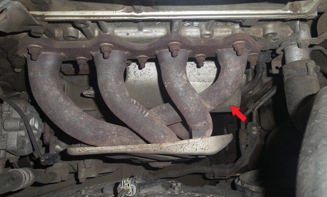 Крышку (защиту) стартера Mitsubishi Outlander I