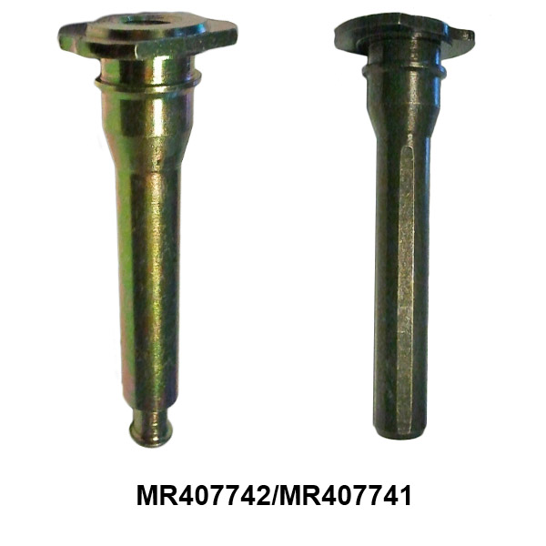 Направляющие MR407742 MR407741 американская версия тормозного суппорта Mitsubishi Outlander I 2003 - 2008