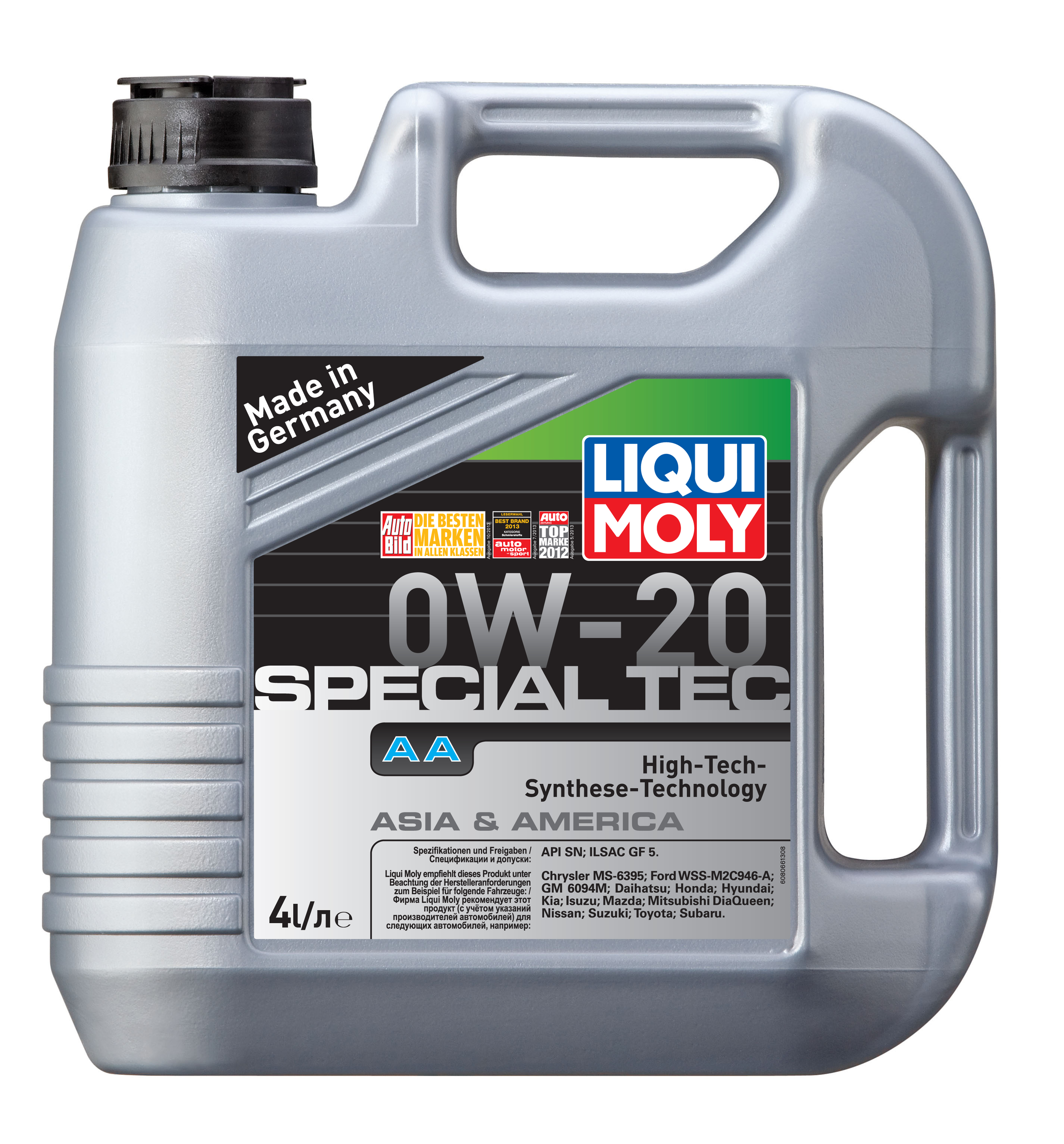 Рекомендуемое масло двигателя LIQUI MOLY для автомобиля Hyundai Solaris 2010-2016