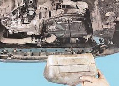 Слив масла с картера Nissan Qashqai