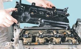 Снятие крышки головки блока Nissan Qashqai