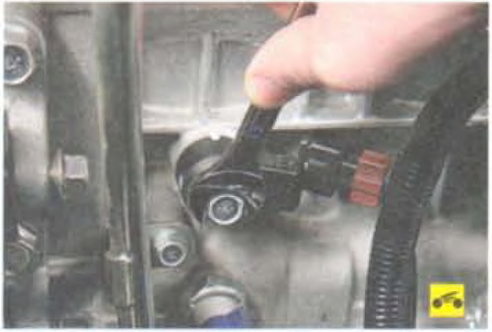 Check and replacement of sensors of a control system of the Lancer X engine