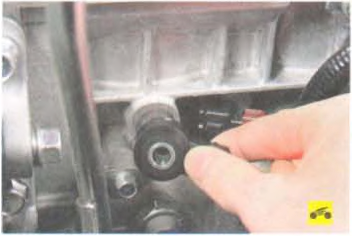 Check and replacement of sensors of a control system of the Lancer X engine