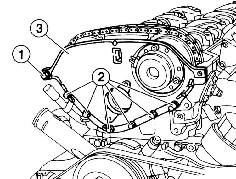 Снятие передней крышки Mercedes Benz W203