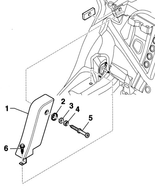 Снятие боковой подушки заднего сиденья Audi A4 II (B6)