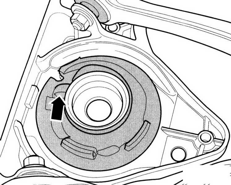Установка амортизатора передней подвески Audi A4