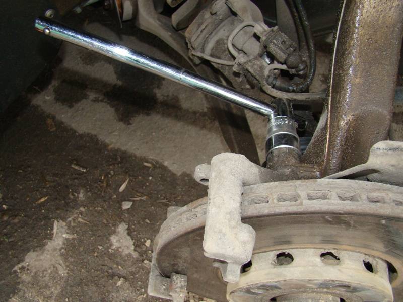 Снятие суппорта Audi A4