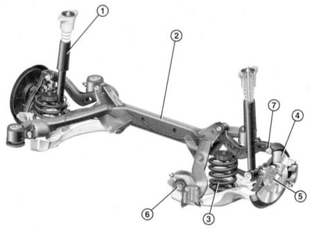 Подвеска задних колёс Audi A4