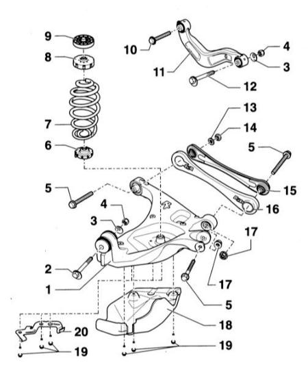 Рычаги подвески Audi A4
