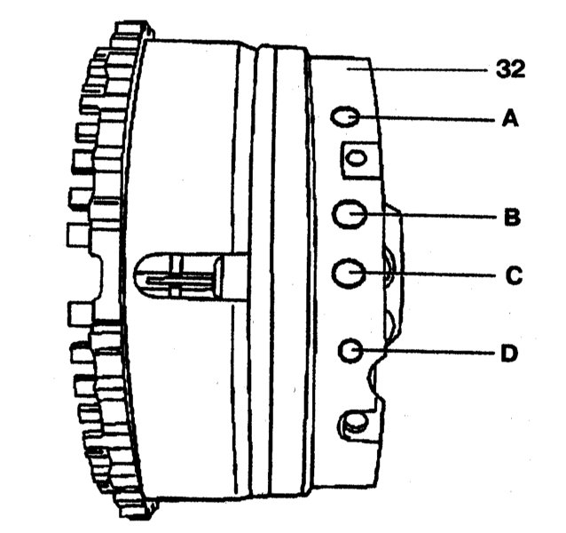 Разборка и сборка многодискового тормоза В2 Mercedes Benz W203