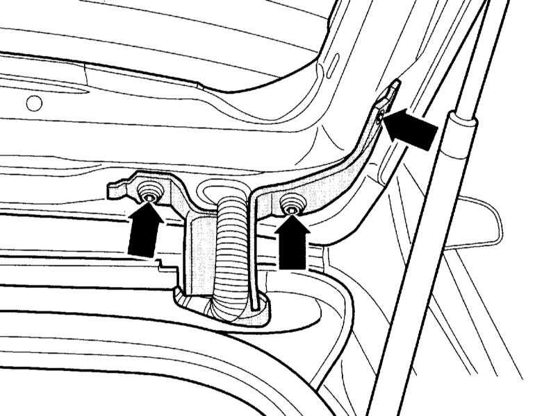 Вывернуть винты из двери задка Audi A4