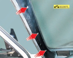 Выверните три винта крепления ГАЗ 31105 Волга