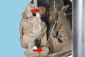 Замена суппорта заднего тормоза Nissan amaha I (J10) в Москве. Ремонт заднего тормозного диска ниссан кашкай j11