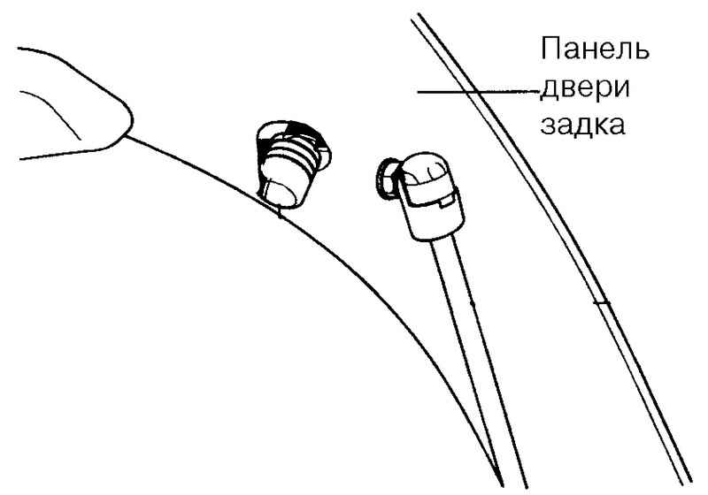 Рычаг двери Hyundai Matrix