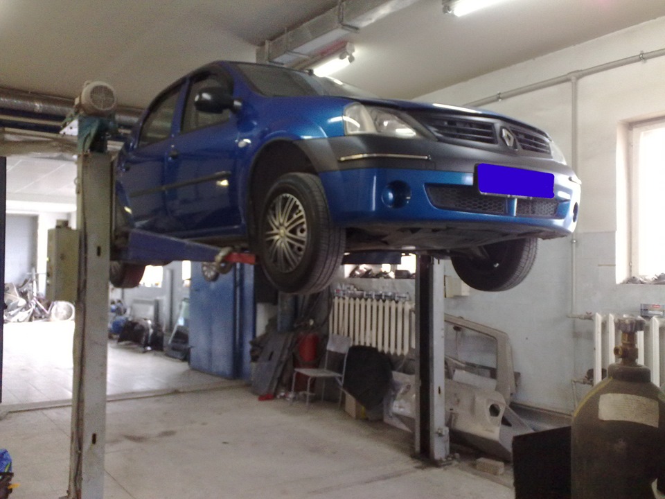 Технический осмотр Renault Logan