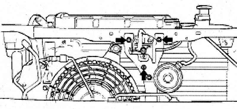 Ослабьте болты Hyundai Matrix  