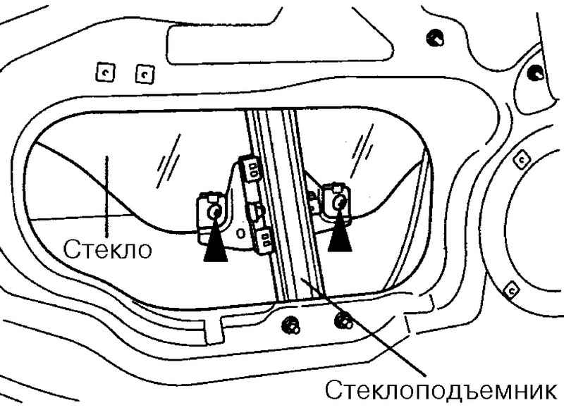 Опускание стекла Hyundai Matrix 