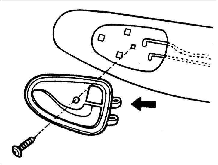 Снятие ручки Hyundai Matrix
