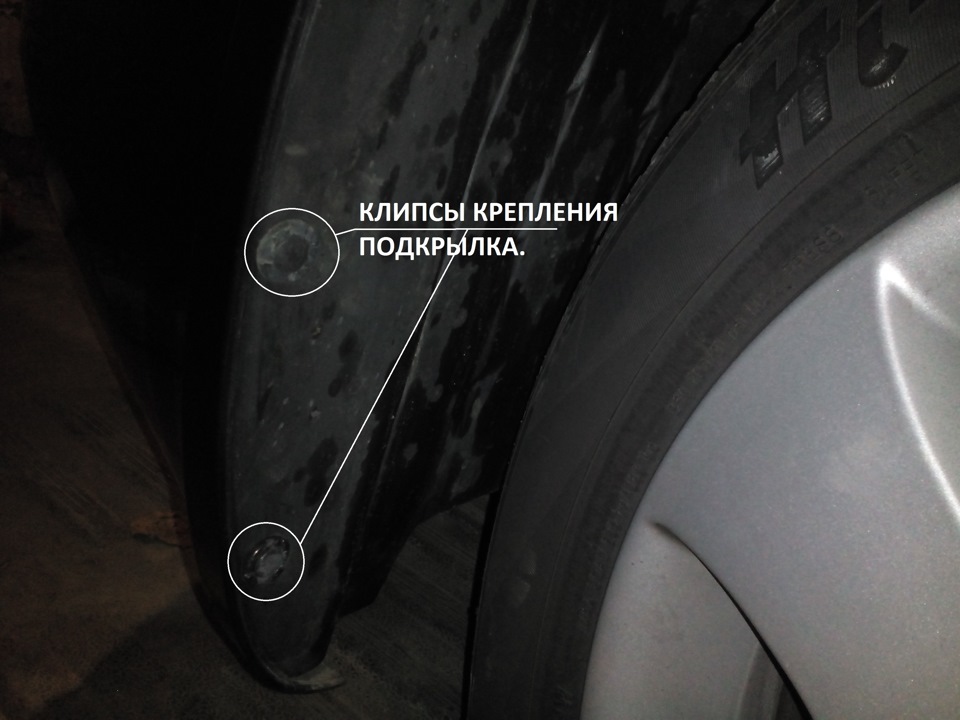 Клипсы крепления подкрылка Nissan Primera