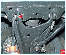 Проверка сайлент-блока рычага передней подвески Lada Largus