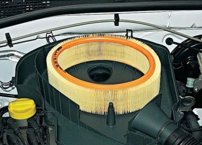 Снятие воздушного фильтра Lada Largus