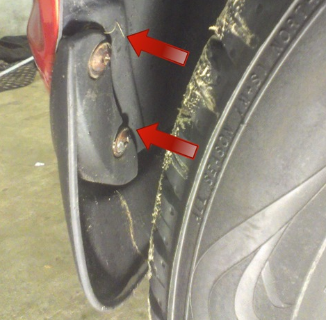 Фото Novline / Element Подкрылок задний правый для Hyundai Accent (Solaris) '11-