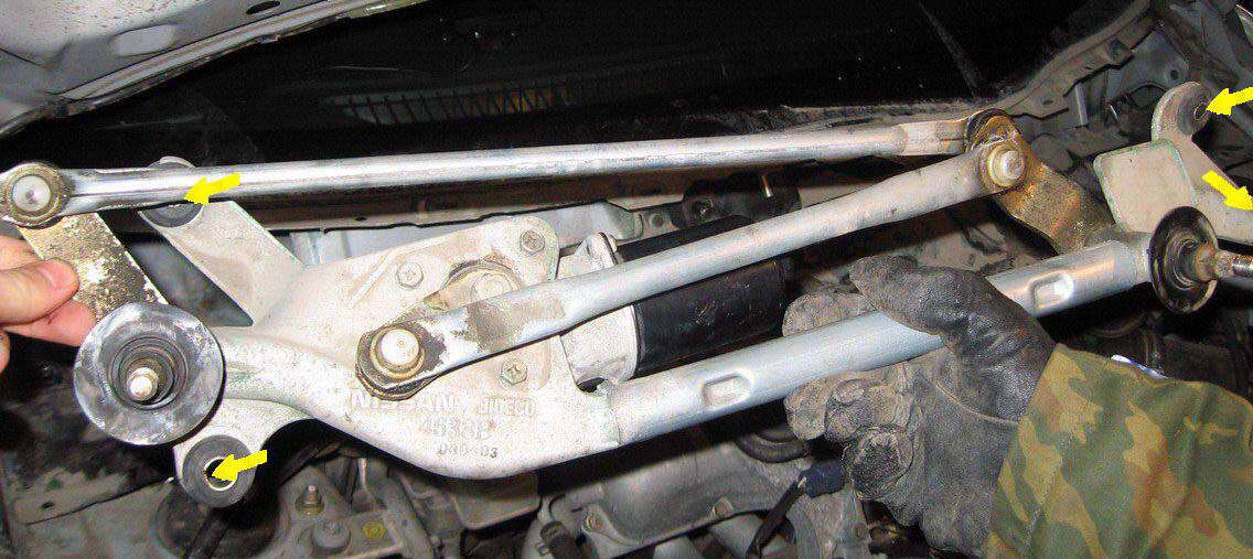 Механизм дворников Nissan Primera