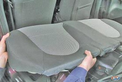 Как снять заднее сиденье на хендай солярис 2011 седан