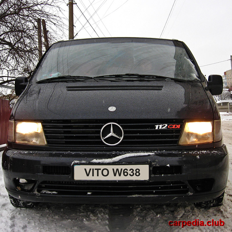 Лампа противотуманной фары\фары дальнего света Mercedes-Benz Vito I W638