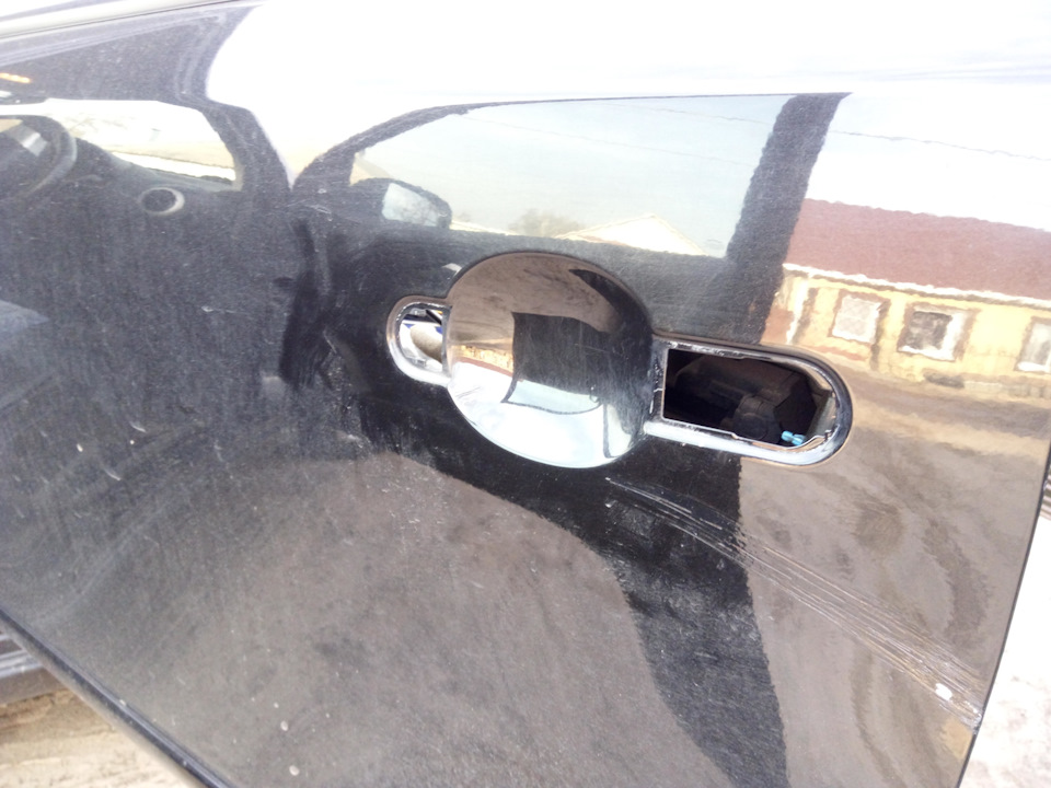 Замена наружной ручки задней двери Nissan Note 2004 - 2012