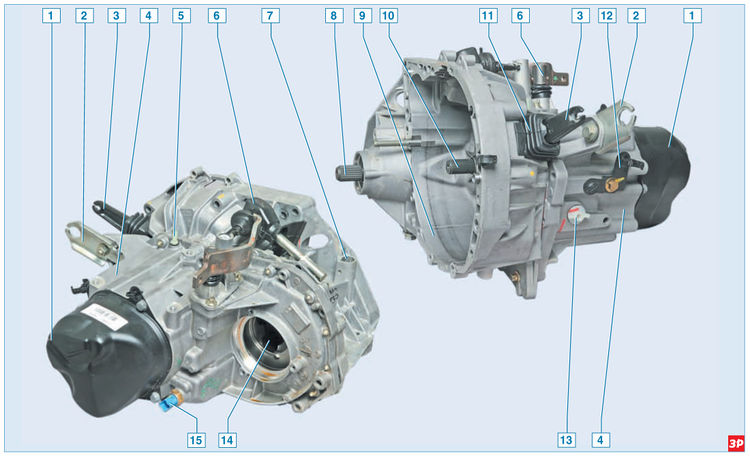 Коробка передач JH3 Lada Largus