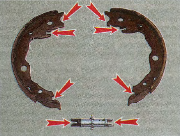Замена колодок ручника Ниссан Х-Трейл 2007 - 2014