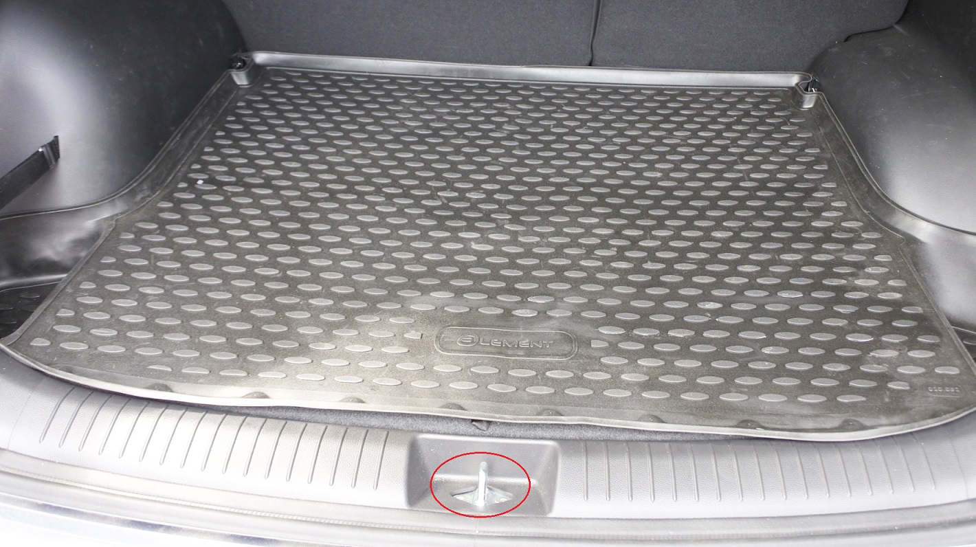 Регулировка замка крышки багажника Hyundai Creta