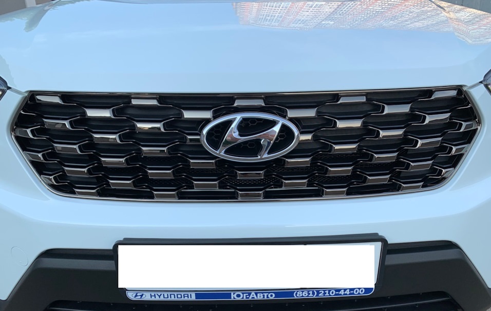 Снятие решетки радиатора Hyundai Creta