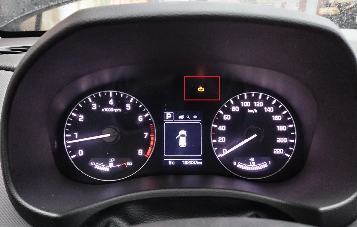 Замена клапана изменения фаз ГРМ Hyundai Creta на выпуске