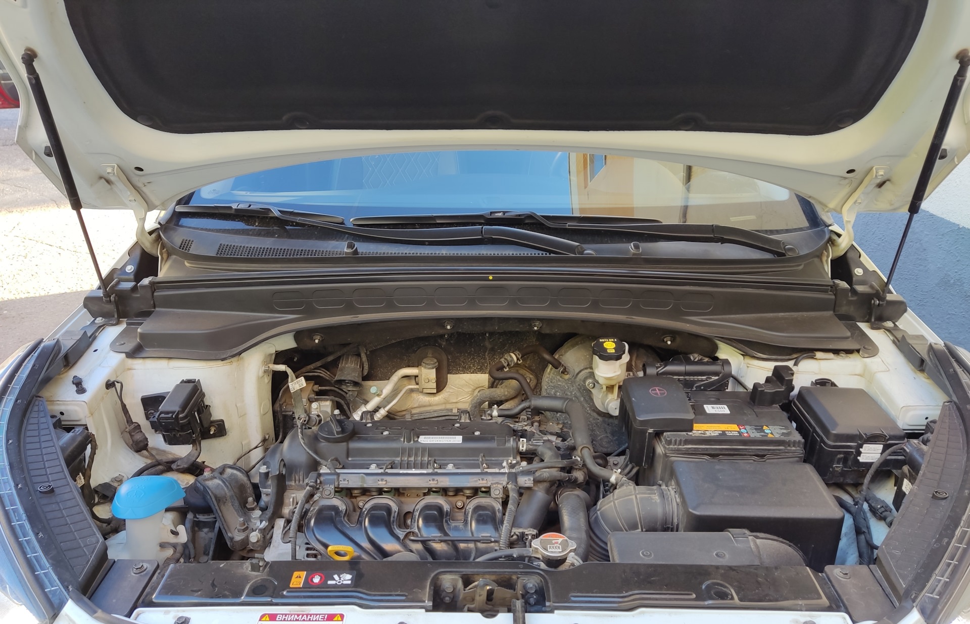 Проверка плотности охлаждающей жидкости Hyundai Creta