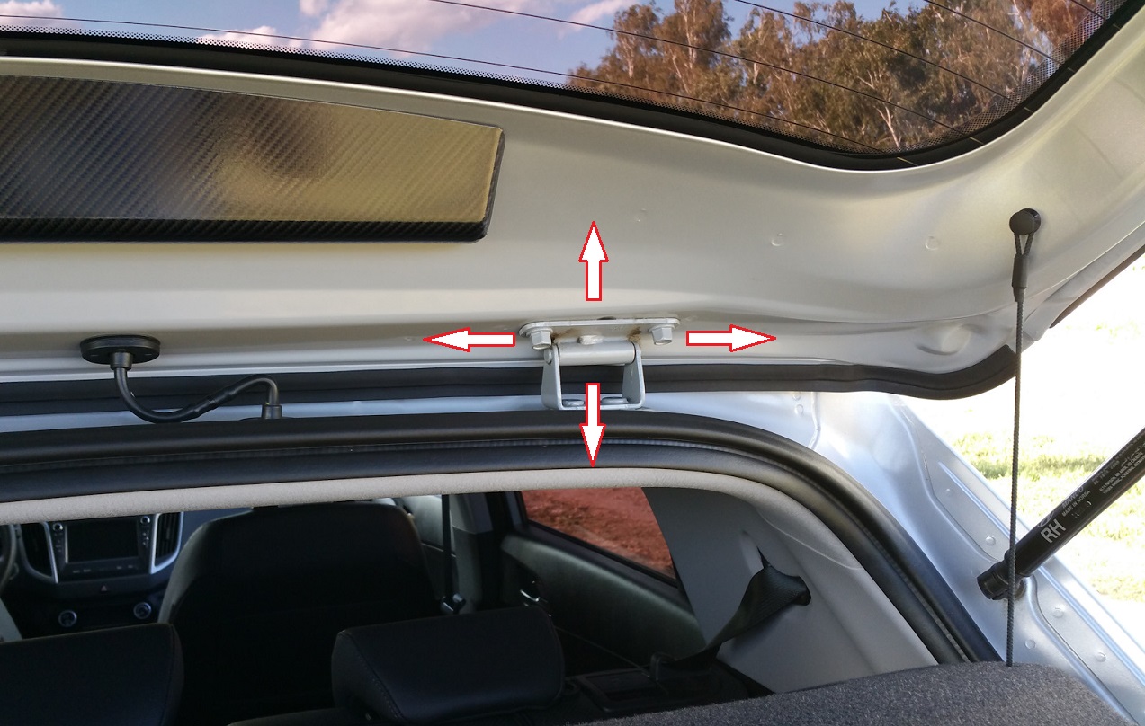 Регулировка двери багажника Hyundai Creta