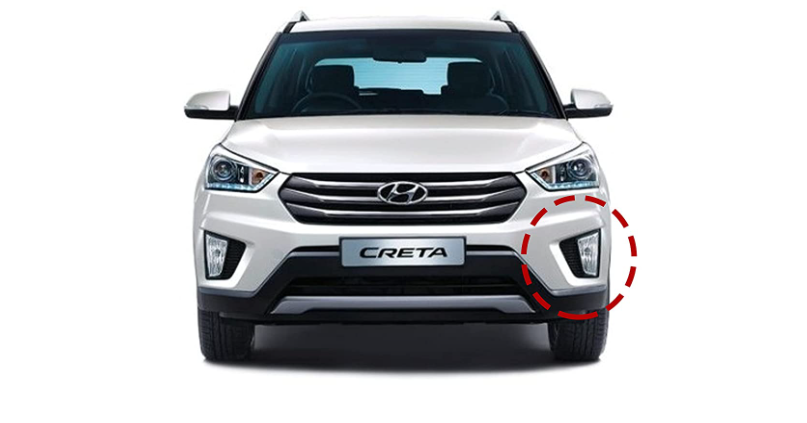 Регулировка противотуманных фар Hyundai Creta