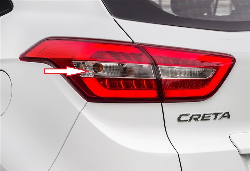Замена лампы заднего указателя поворота Hyundai Creta