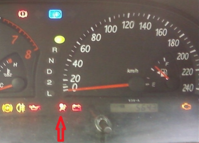 Сигнализатор неисправности подушки безопасности Toyota Camry
