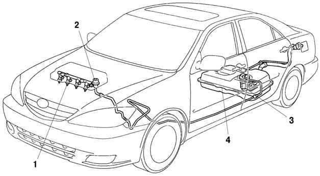 Топливная система Toyota Camry 