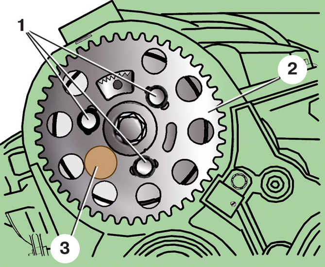 Шкив распределительного вала дизельного двигателя Skoda Fabia I