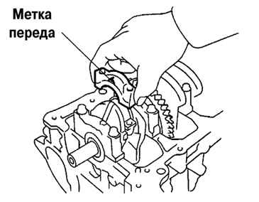 Снятие крышки шатуна Toyota Camry 